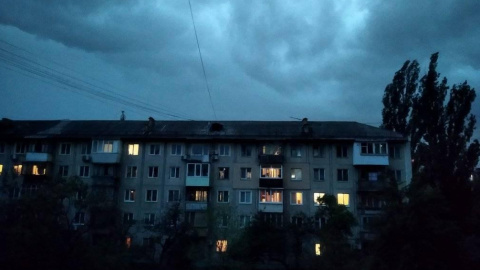 Фото дня: на Київ обрушилася потужна гроза з блискавками і громом