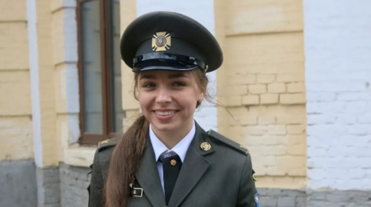 Выпускница военного лицея имени Ивана Богуна. Фото: Армияинформ