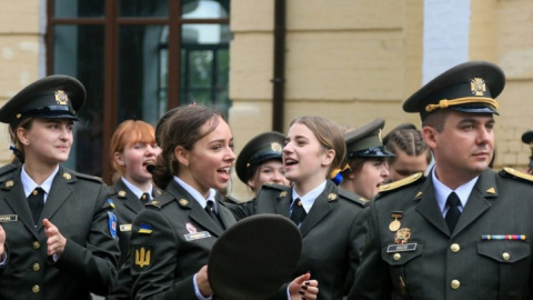 Випуск у Київській військовому ліцеї імені Івана Богуна. Фото: Арміяінформ