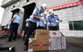 Authorities destroyed a total of 1.678 tonnes of drugs. Photo by Xinhua.

