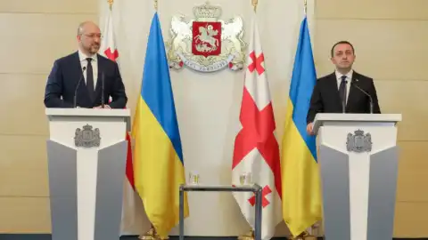 Зустріч прем'єр-міністра Дениса Шмигаль з прем'єр-міністром Грузії Іраклієм Гарібашвілі в Тбілісі