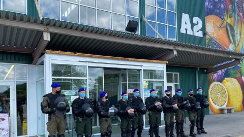 Спроба захоплення ринку "Столичний". Фото: Павловськийньюс