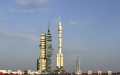 The combination of the Shenzhou-12 manned spaceship and a Long March-2F carrier rocket is being transferred to the launching area of Jiuquan Satellite Launch Center in northwest China. Photo by Xinhua/Wang Jiangbo.