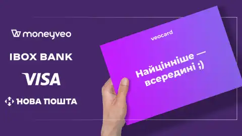 Veocard – сучасна платіжна карта від Moneyveo і IBOX BANK