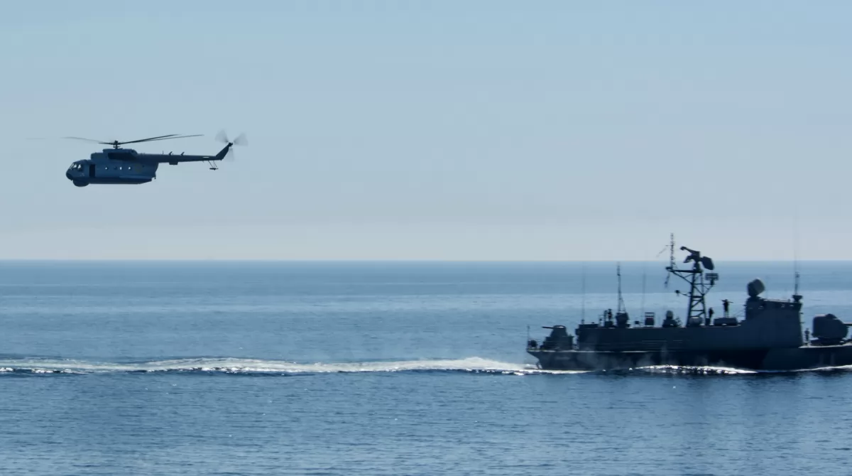 Учения военно-морских сил Украины и НАТО в Черном море. Фото: пресс-служба Минобороны Учения военно-морских сил Украины и НАТО в Черном море. Фото: пресс-служба Минобороны
