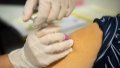 Vaccination with a drug against COVID-19. Photo by Xinhua.
