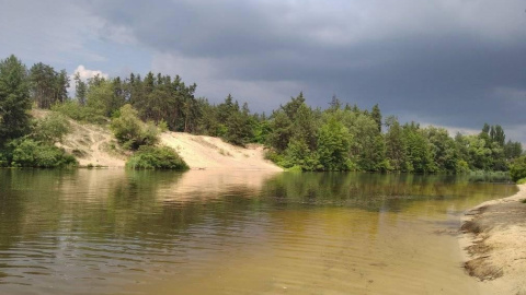 Пляж в Украинке