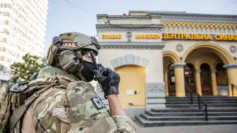 СБУ провела антитерористичні навчання в Києві. Фото: пресслужба СБУ