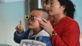 Нoung Chinese students myopic. Photo by Xinhua