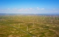 The Taiyangshan wind power station in the city of Wuzhong, northwest China's Ningxia Hui Autonomous Region. Photo by Xinhua/Guo Xulei.