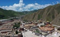 The architecture at Labrang Monastery in northwest China's Gansu Province. Photo by Xinhua/Du Zheyu.
