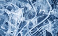 Optical fiber with bendy ice. Photo by Xinhua.