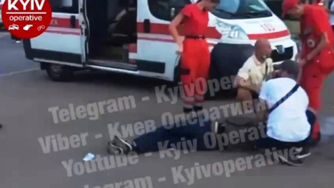 Драка со стрельбой в Киеве.