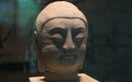 The Buddha head. Photo by Xinhua.