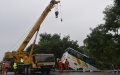 The site of accident. Photo by Xinhua.
