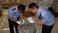 China's border police seized smuggling dried seahorses. Photo by Xinhua.