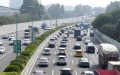 Vehicles proceed slowly on the expressway around Guangzhou, capital city of south China's Guangdong Province. Photo by Xinhua/Lu Hanxin.