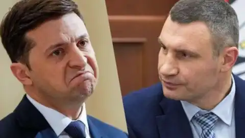 Владимир Зеленский и Виталий Кличко. Коллаж: hvylya