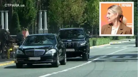 Супруга Зеленского пересела на более старую модель Mercedes-Benz. Фото: Изым Каумбаев /  "Страна".