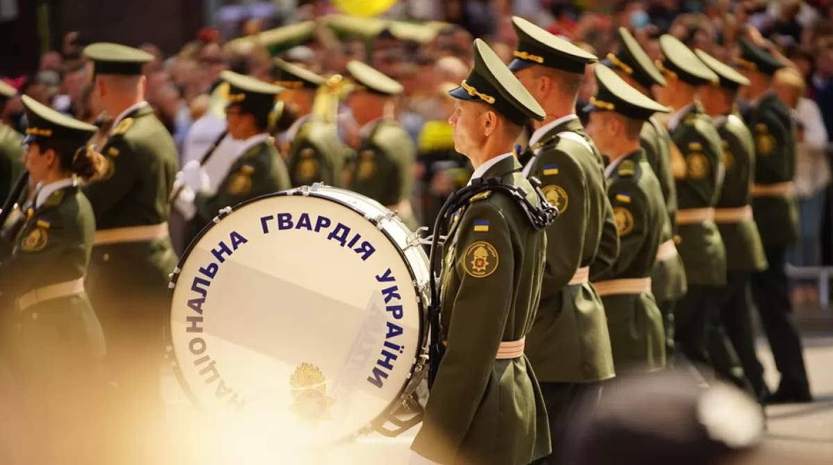 Оркестр национальной гвардии Украины. Фото: suspilne.media Оркестр национальной гвардии Украины. Фото: suspilne.media