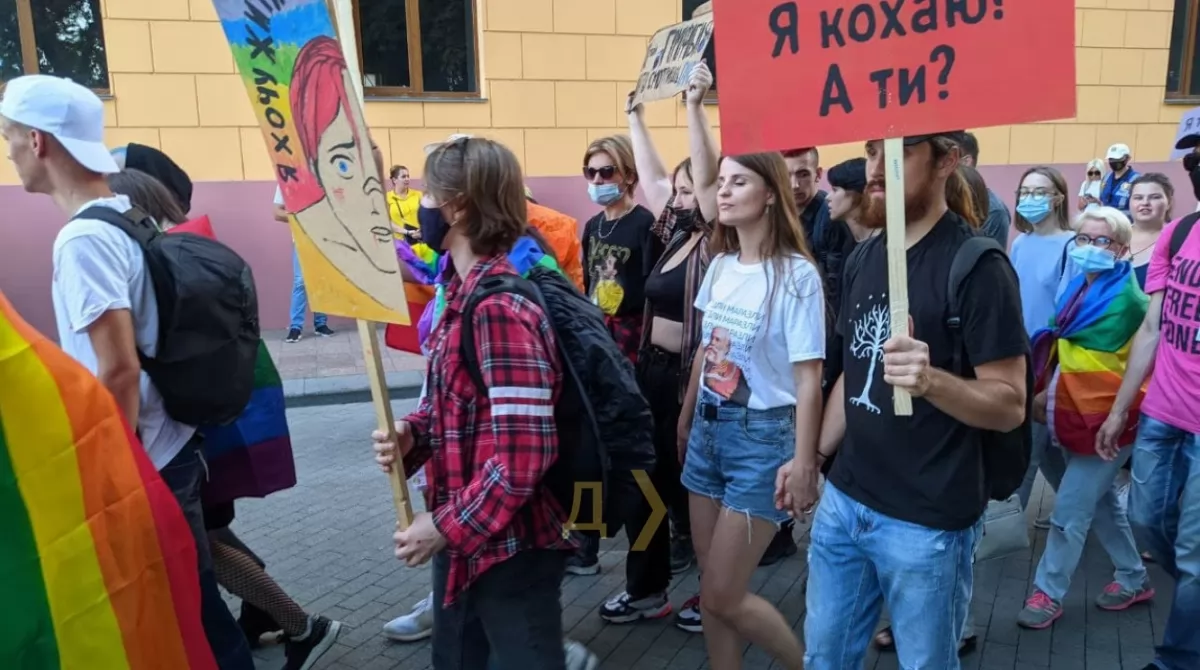 Прайд в Одессе. Фото: Думская Прайд в Одессе. Фото: Думская