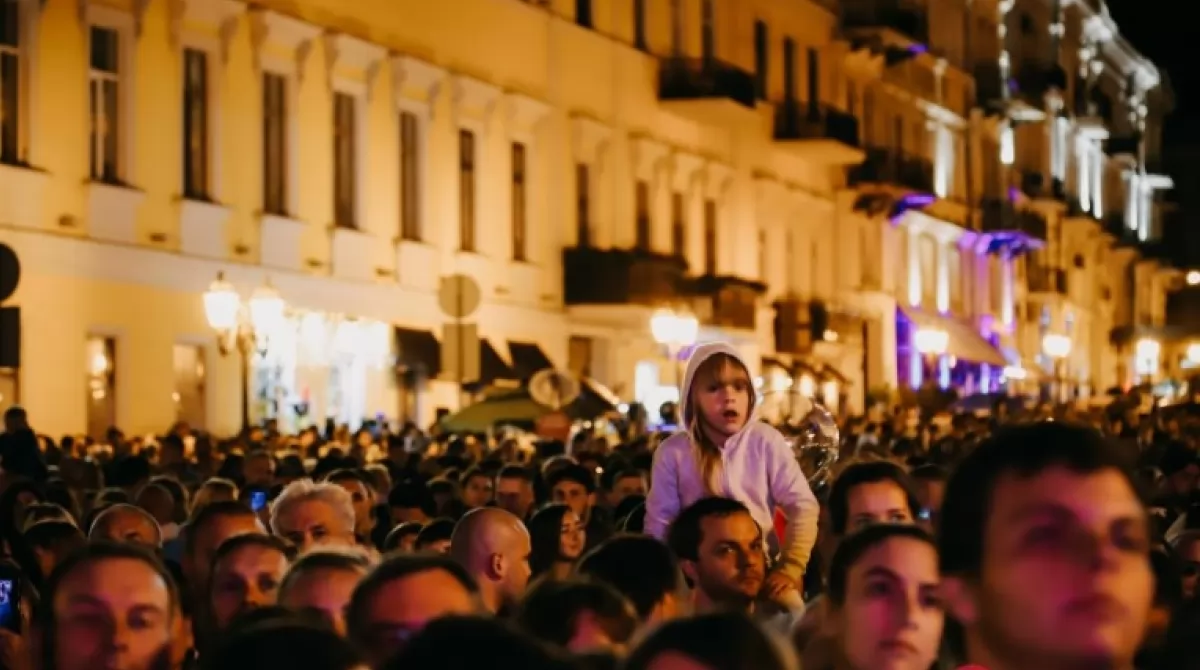 Гала-концерт ко дню города в Одессе. Фото: Пушкинская Гала-концерт ко дню города в Одессе. Фото: Пушкинская