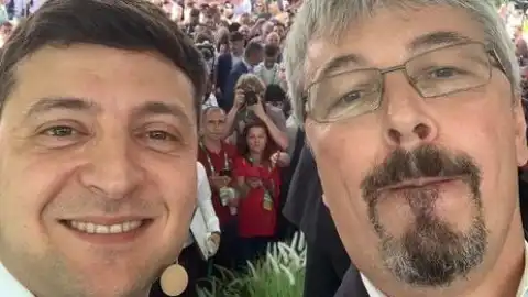 Владимир Зеленский и Александр Ткаченко. Фото: Facebook