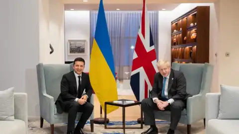 Зеленський зустрівся з Джонсоном Фото: Офіс президента