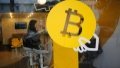 Woman buys Bitcoin at Bitcoin Change in Tel Aviv, Israel. Photo by Xinhua/Gil Cohen Magen.