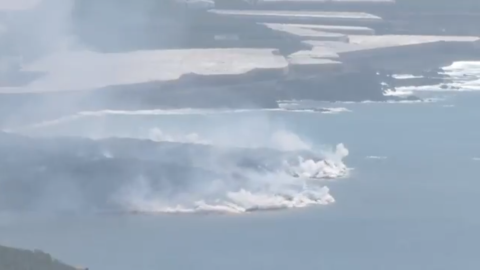 Виверження вулкана на Канарах. Скріншот відео