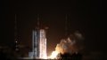 A Long March-2D rocket carrying China's first solar exploration satellite blasts off from the Taiyuan Satellite Launch Center in North China's Shanxi province. Photo by Xinhua.