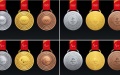 Beijing 2022 Olympic medals design. Photo by Xinhua.