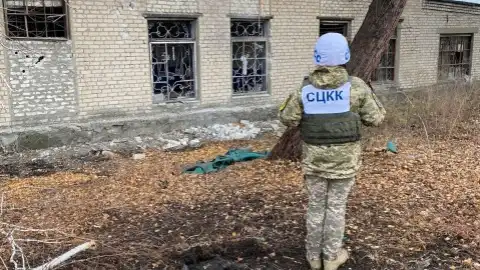 Зруйновані будівлі. Фото: Міноборони