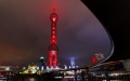 The night view of Shanghai Oriental Pearl Tower in east China's Shanghai. Photo by Xinhua/Fang Zhe.