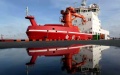 China's polar icebreaker Xuelong 2 berths at a port in Shanghai, east China. Photo by Polar Research Institute of China/Handout via Xinhua.

