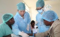 Chinese medical workers in Africa. Photo by Xinhua.