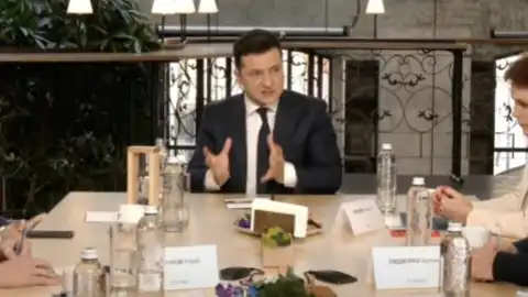 Пресс-марафон Зеленского 26 ноября 2021. Скриншот трансляции