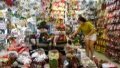 Christmas commodities are seen at a booth of the Yiwu International Trade Mart in Yiwu, east China's Zhejiang Province. Photo by Xinhua/Huang Zongzhi.