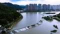 A view of the Tianbao Weir in southeast China's Fujian Province, one of the ancient Chinese irrigation sites honored as World Heritage Irrigation Structures (WHIS). Photo by Xinhua.