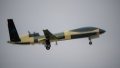 The Wing Loong-10 unmanned aerial vehicle on the mission of marine meteorological observation. Photo by Xinhua.