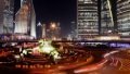 A night view of Lujiazui in Pudong of east China's Shanghai Municipality. Photo by Xinhua/Fang Zhe.