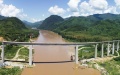 The China-Laos Railway's Ban Ladhan Mekong River Super Major Bridge in Laos. Photo by Pan Longzhu/Xinhua.