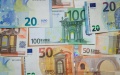 Banknotes of the euro are seen in Brussels, Belgium. Photo by Xinhua/Zheng Huansong.