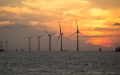 The offshore wind farm in China. Photo by Xinhua.
