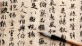 The Chinese characters. Photo by Xinhua.