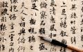 The Chinese characters. Photo by Xinhua.