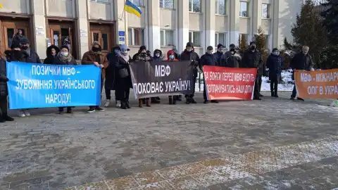Акция в Ужгороде. Фото: Telegram/Klymenko Time