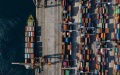 Aerial photo taken on Sept. 6, 2019 shows the Piraeus port in Greece. Photo by Lefteris Partsalis/Xinhua.