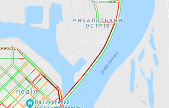 Пробки на Подоле