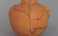 A clay pot found in the Peiligang cultural site in Xinzheng, central China's Henan Province. Photo by Xinhua.